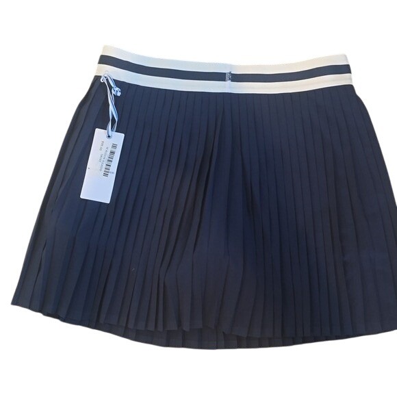 Southern Tide Alison‎ Pleated Skort Dress Blue Striped Waistband XS - Picture 3 of 5